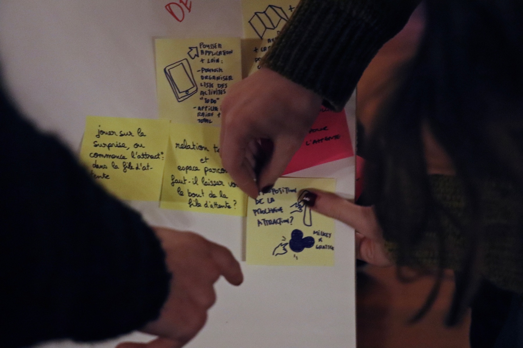 Atelier collectif d’ethno-design autour de notes et de post-it